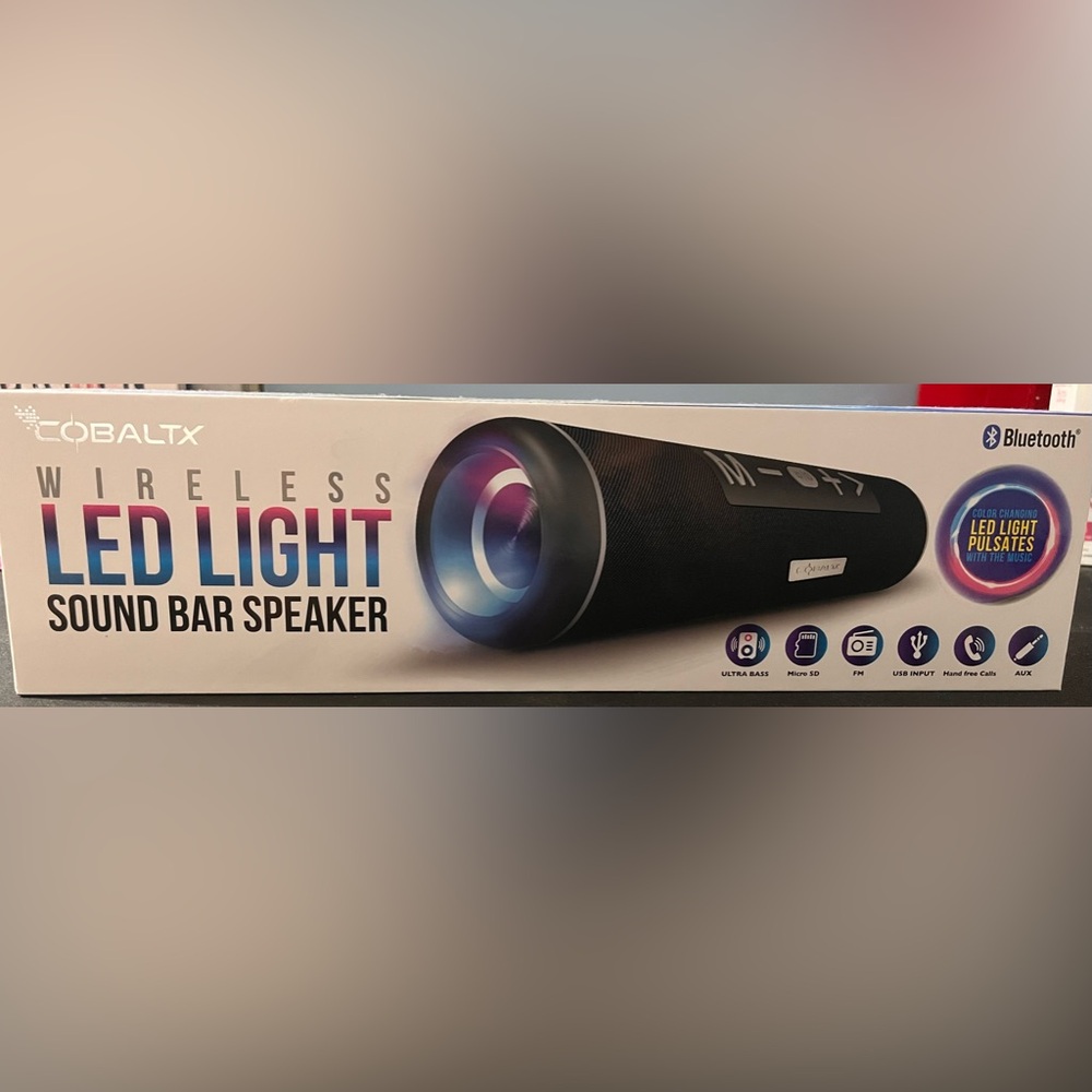 Cobaltx Wireless LED light Speaker